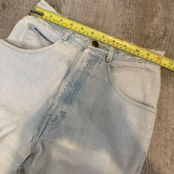 Vintage Transaction Light Wash High Rise Jeans 24-25” Zipper Straight - Picture 5 of 11